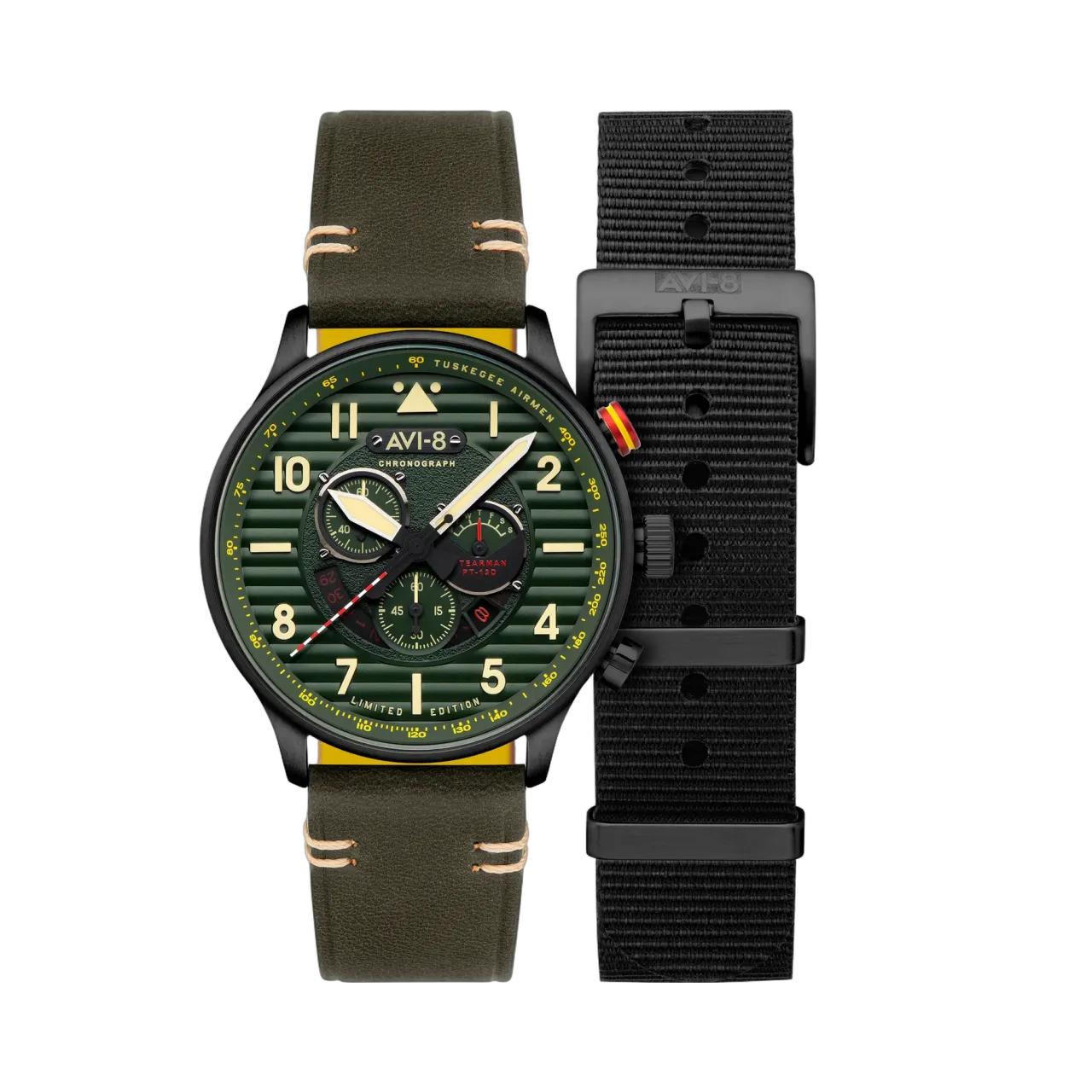 AVI-8 Flyboy Spirit Of Tuskegee Chronograph Limited Edition AV410904