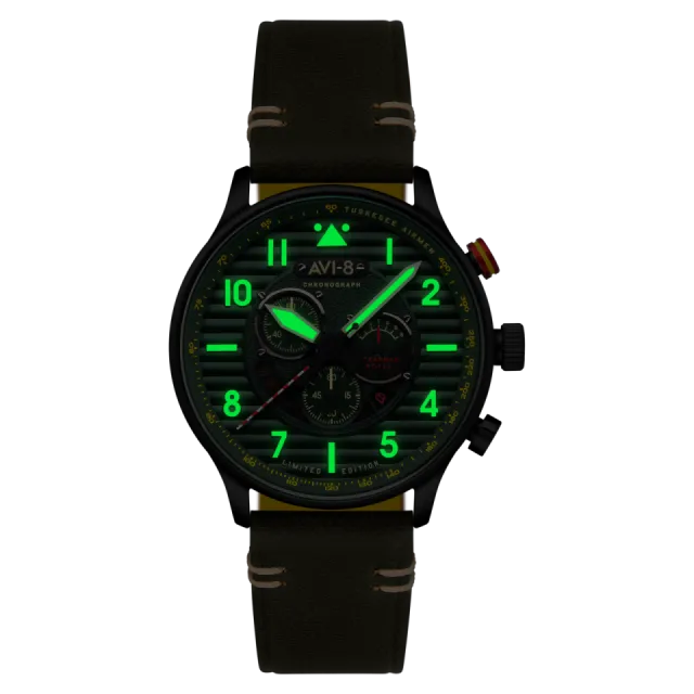 AVI-8 Flyboy Spirit Of Tuskegee Chronograph Limited Edition AV410904 Görsel 3
