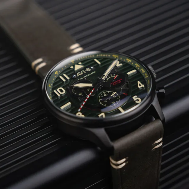 AVI-8 Flyboy Spirit Of Tuskegee Chronograph Limited Edition AV410904 Görsel 10