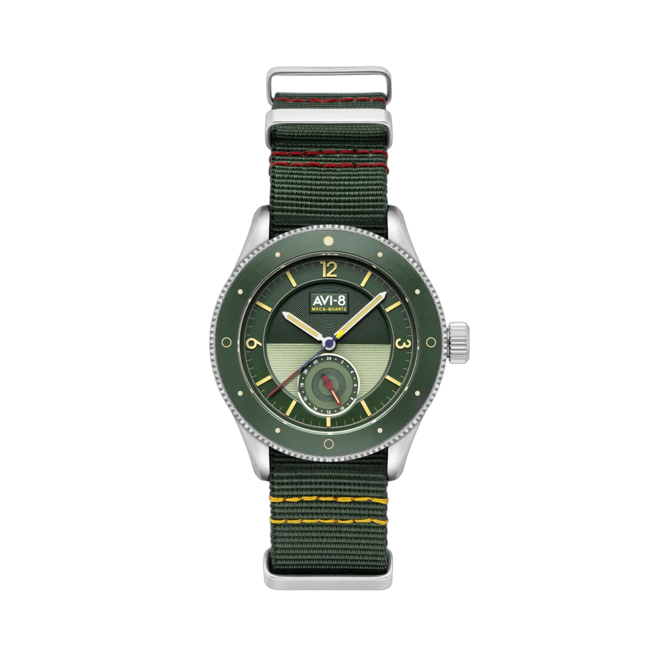 AVI-8 Flyboy Airmaster Sector Meca-Quartz Vert Green AV411202