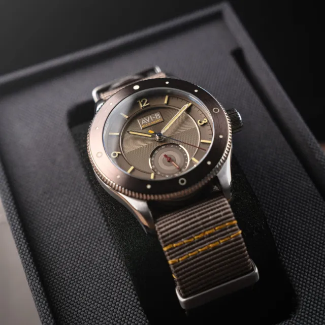 AVI-8 Flyboy Airmaster Sector Meca-Quartz Grey AV411203 Görsel 7