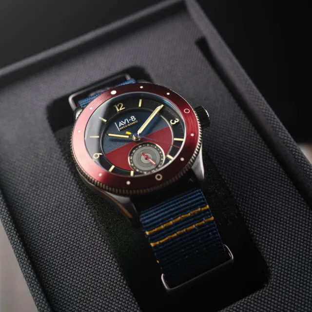 AVI-8 Flyboy Airmaster Sector Meca-Quartz Navy Blue AV411204 Görsel 14