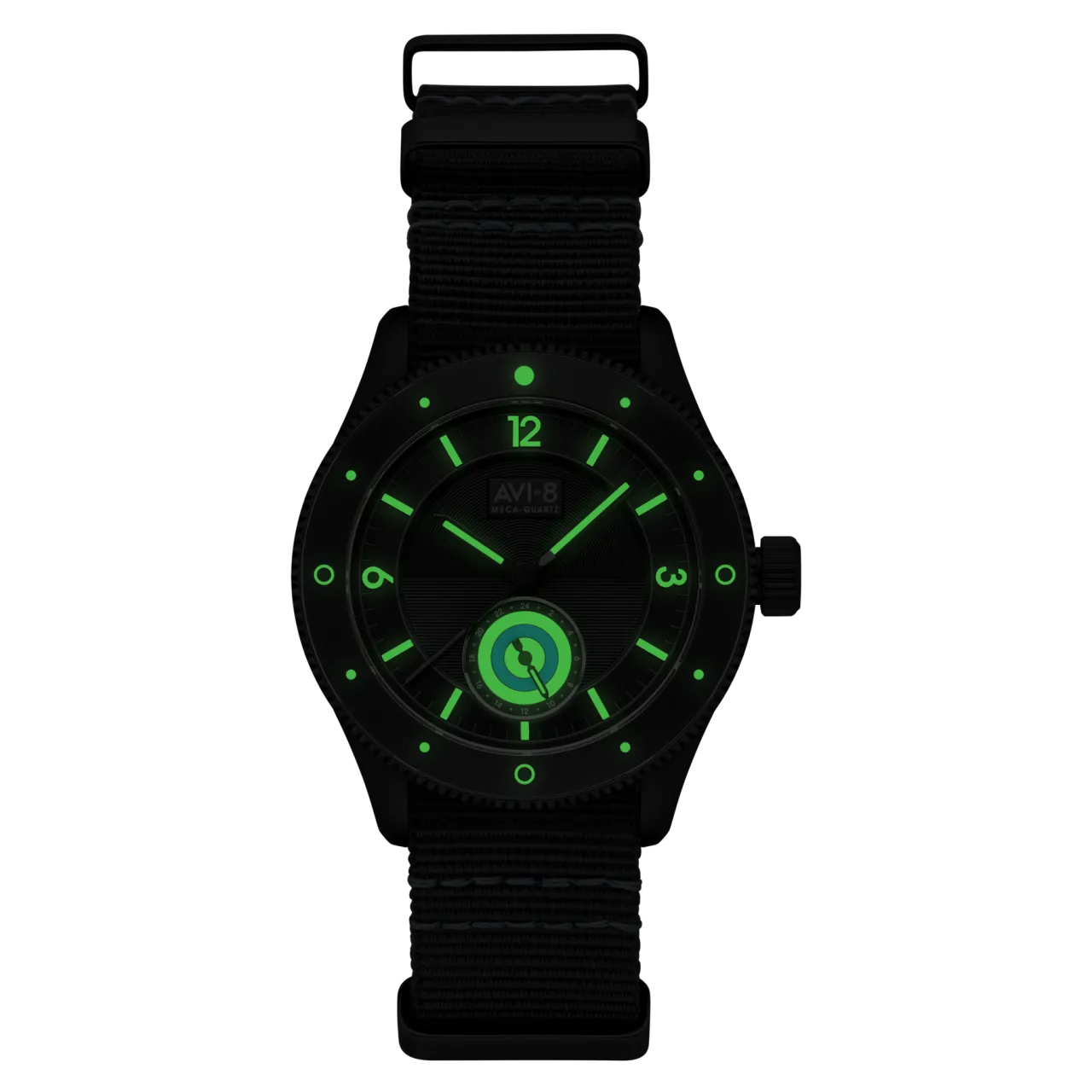 AVI-8 Flyboy Airmaster Sector Meca-Quartz Black AV411205 detay görseli 3