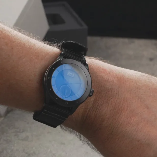 AVI-8 Flyboy Airmaster Sector Meca-Quartz Black AV411205 Görsel 2