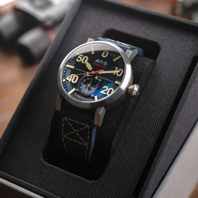 AVI-8 Dambuster Chadwick Meca-Quartz Cobalt Blue AV411301 Görsel 8