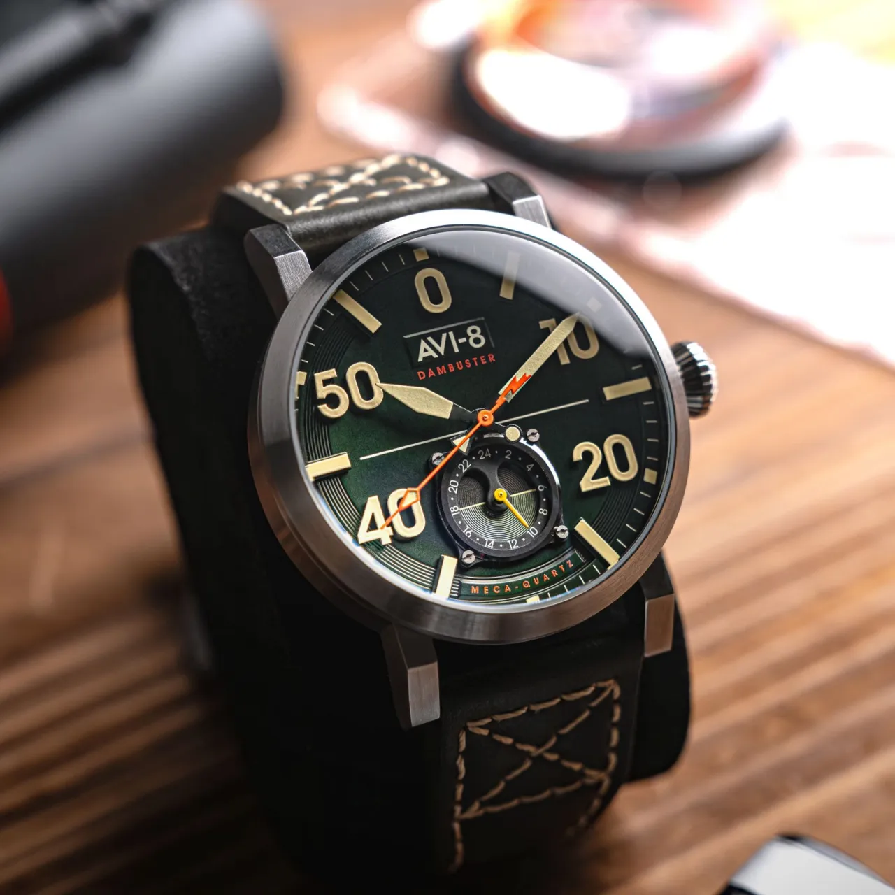 AVI-8 Dambuster Chadwick Meca-Quartz Green AV411302 detay görseli 5