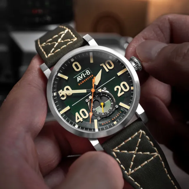 AVI-8 Dambuster Chadwick Meca-Quartz Green AV411302 Görsel 7