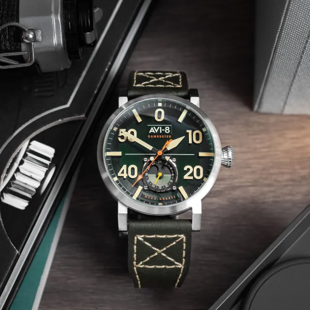 AVI-8 Dambuster Chadwick Meca-Quartz Green AV411302 Görsel 9