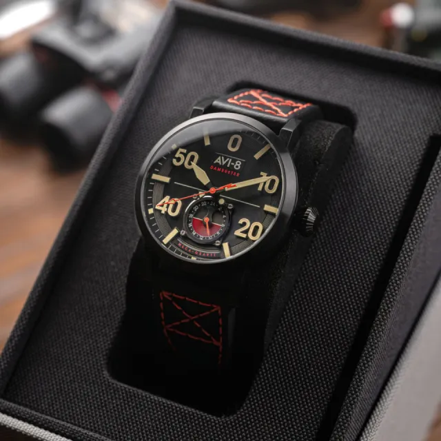 AVI-8 Dambuster Chadwick Meca-Quartz Black AV411303 Görsel 11