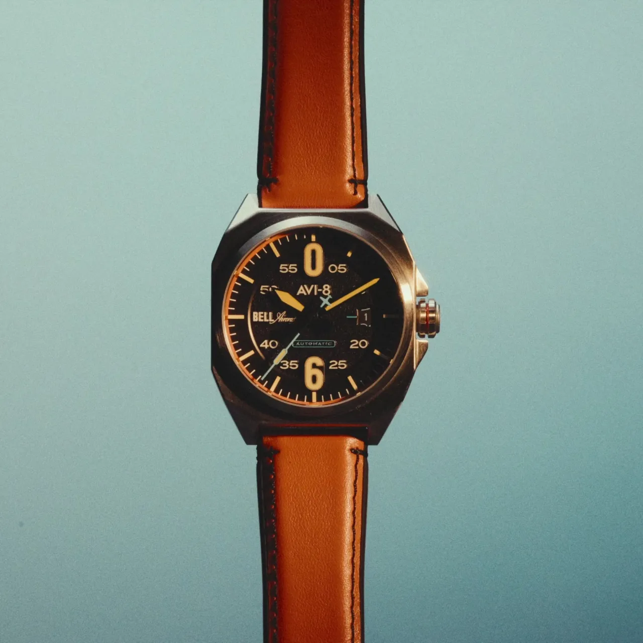 AVI-8 Bell X-1 Machbuster Automatic Graphite Black AV411501 detay görseli 1