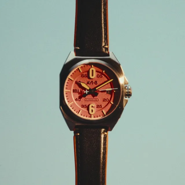 AVI-8 Bell X-1 Machbuster Automatic Retro Orange AV411502 Görsel 2