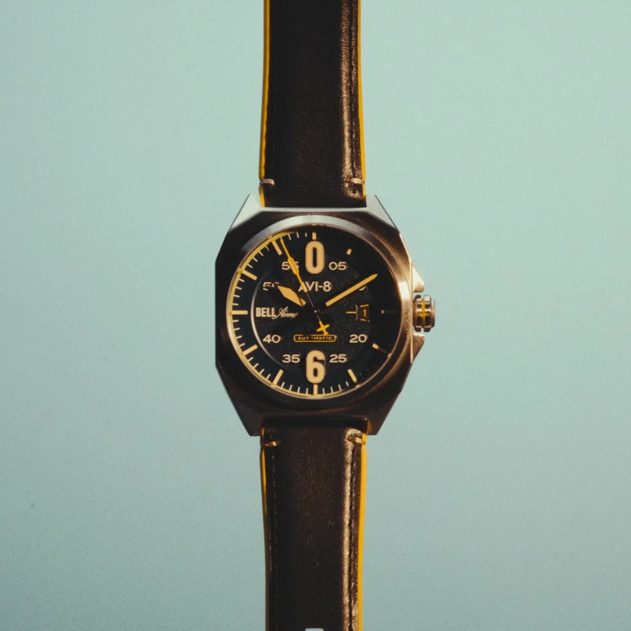 AVI-8 Bell X-1 Machbuster Automatic Blue AV411503 detay görseli 1