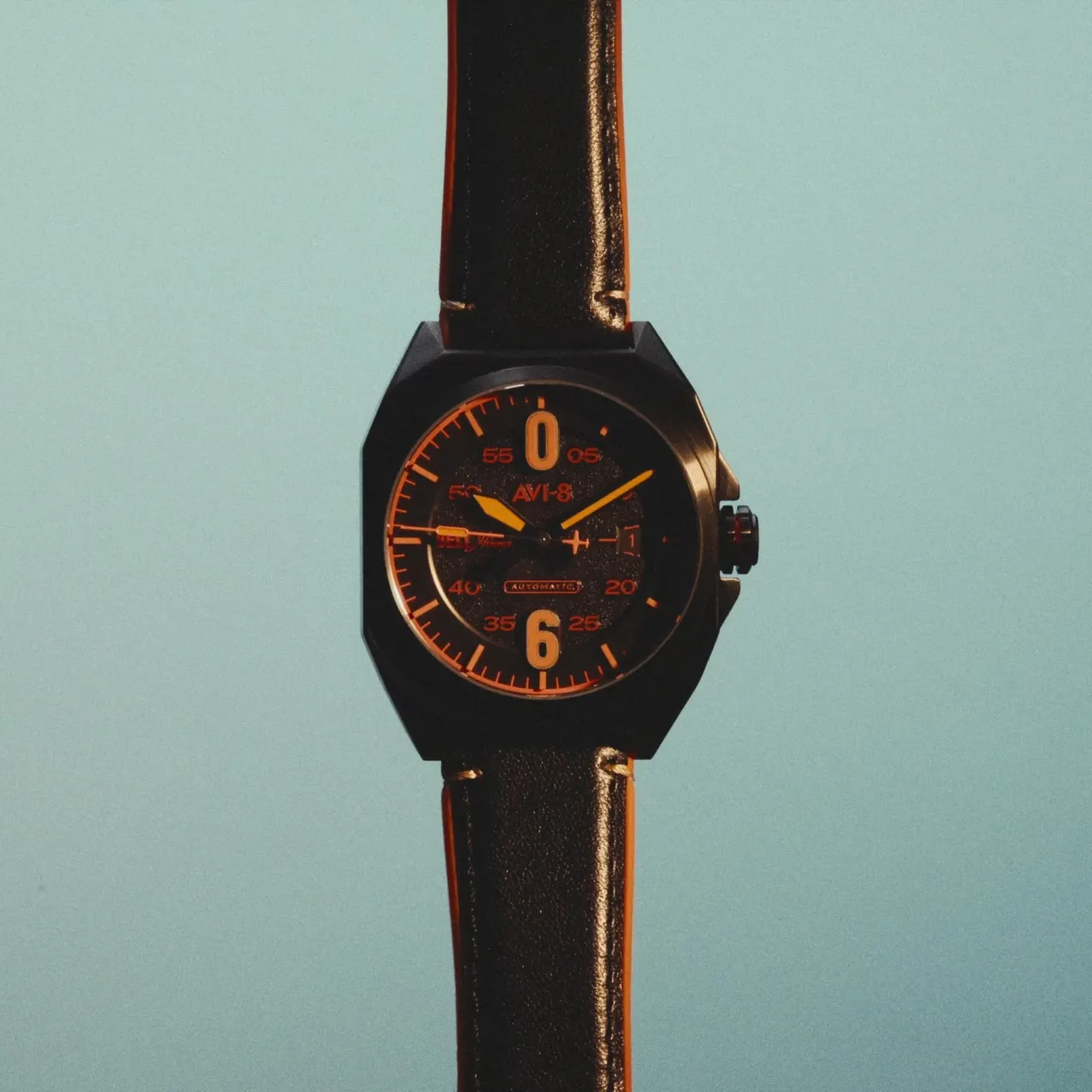 AVI-8 Bell X-1 Machbuster Automatic Black AV411504 detay görseli 1