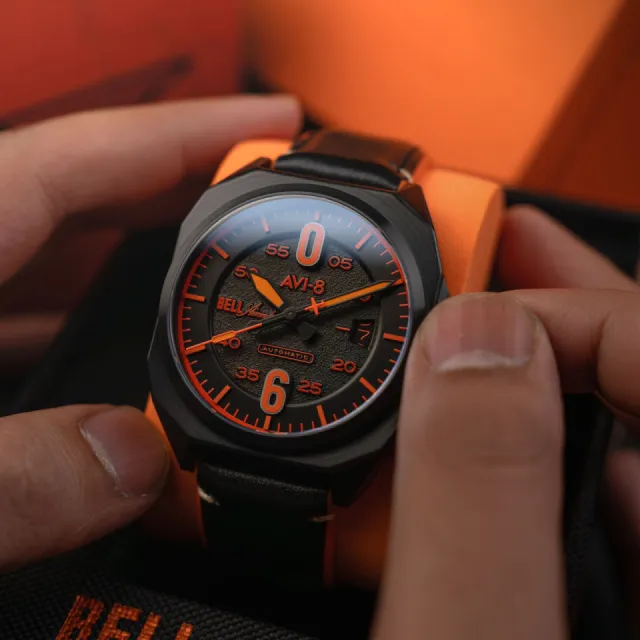 AVI-8 Bell X-1 Machbuster Automatic Black AV411504 Görsel 7