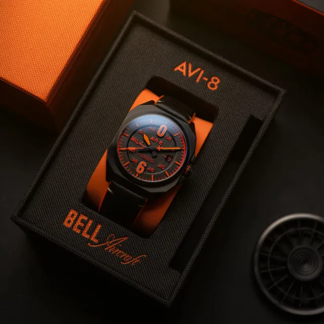 AVI-8 Bell X-1 Machbuster Automatic Black AV411504 Görsel 8