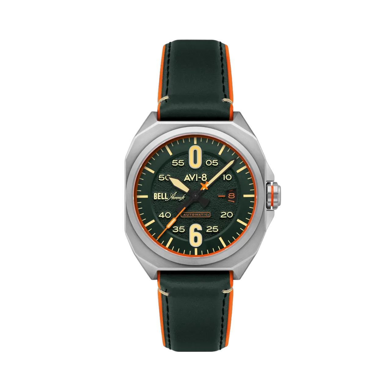 AVI-8 Bell X-1 Machbuster Otomatik Yeşil AV411505