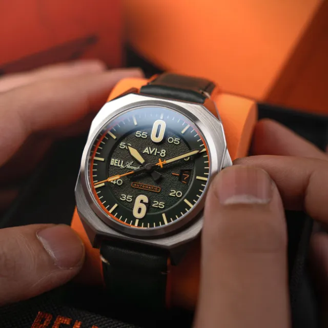 AVI-8 Bell X-1 Machbuster Otomatik Yeşil AV411505 Görsel 4