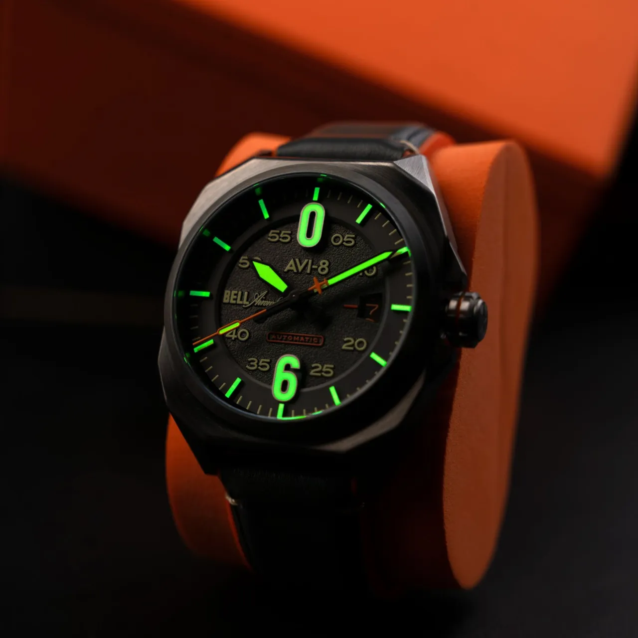AVI-8 Bell X-1 Machbuster Automatic Grey AV411506 detay görseli 4