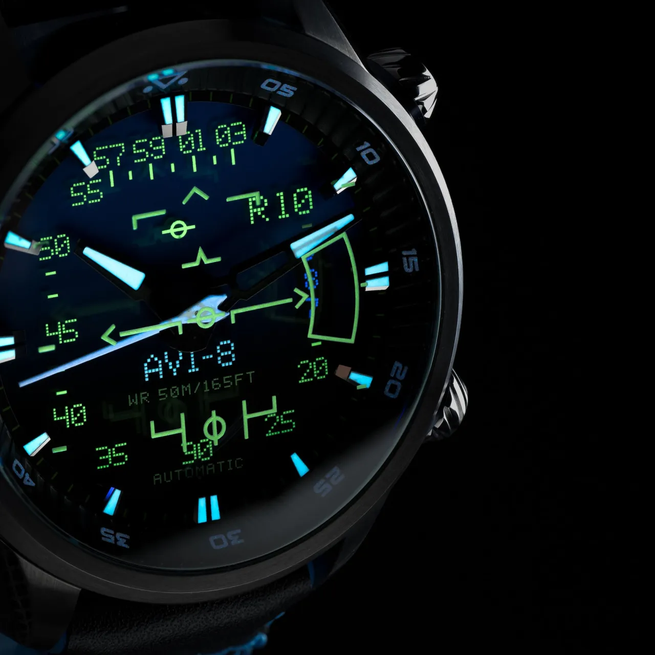 AVI-8 Hawker Harrier HUD Automatic Gradient Blue AV411701 detay görseli 4