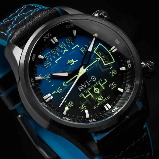 AVI-8 Hawker Harrier HUD Automatic Gradient Blue AV411701 Görsel 7
