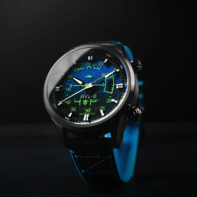 AVI-8 Hawker Harrier HUD Automatic Gradient Blue AV411701 Görsel 8
