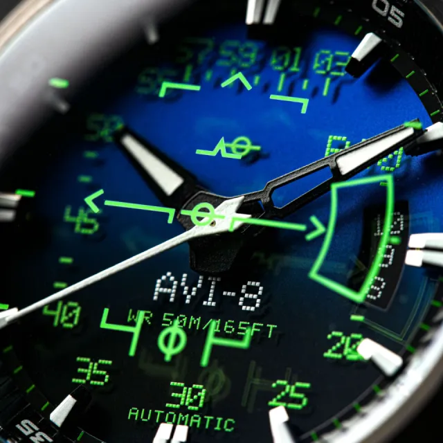 AVI-8 Hawker Harrier HUD Automatic Gradient Blue AV411701 Görsel 9
