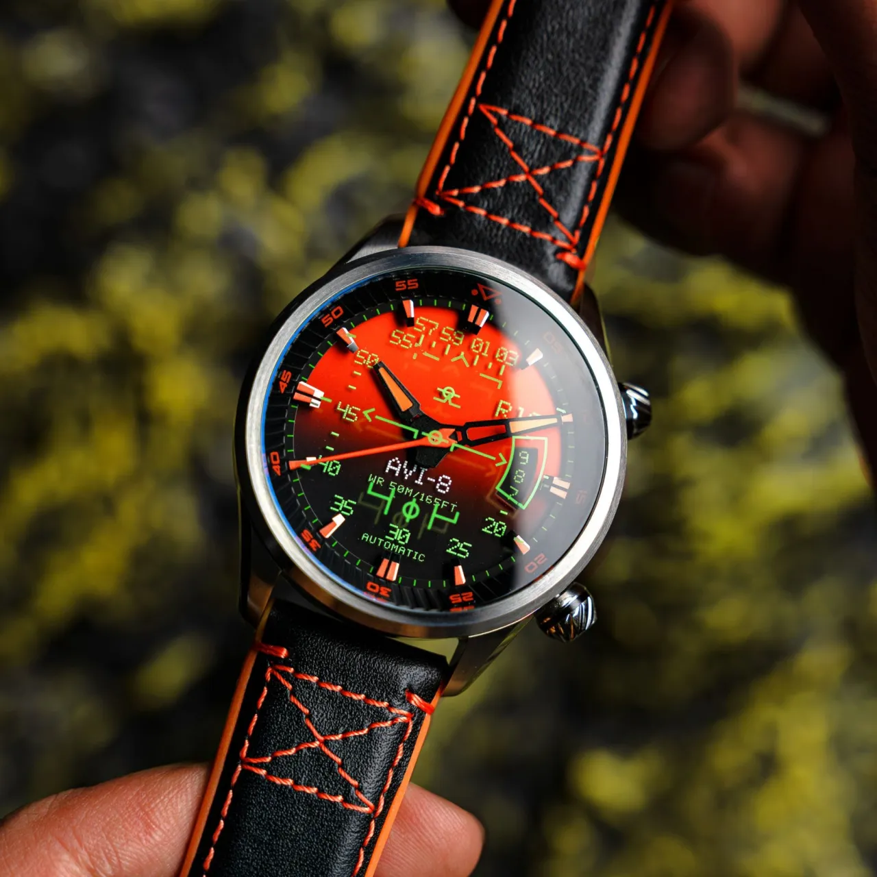 AVI-8 Hawker Harrier HUD Automatic Gradient Orange AV411703 detay görseli 3
