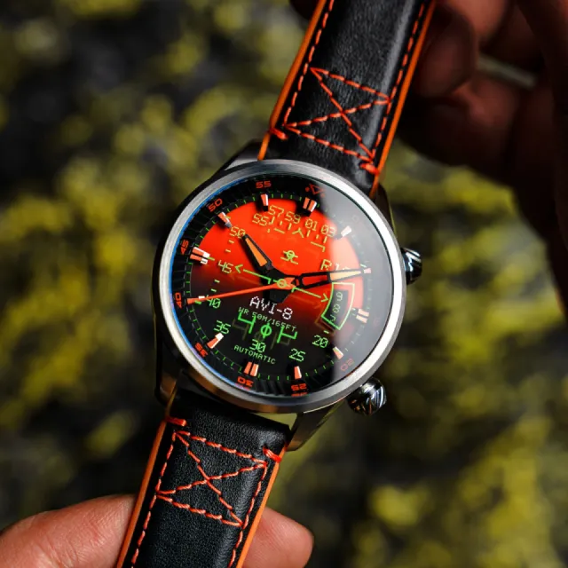 AVI-8 Hawker Harrier HUD Automatic Gradient Orange AV411703 Görsel 4