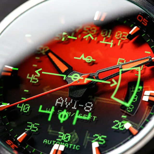 AVI-8 Hawker Harrier HUD Automatic Gradient Orange AV411703 Görsel 7