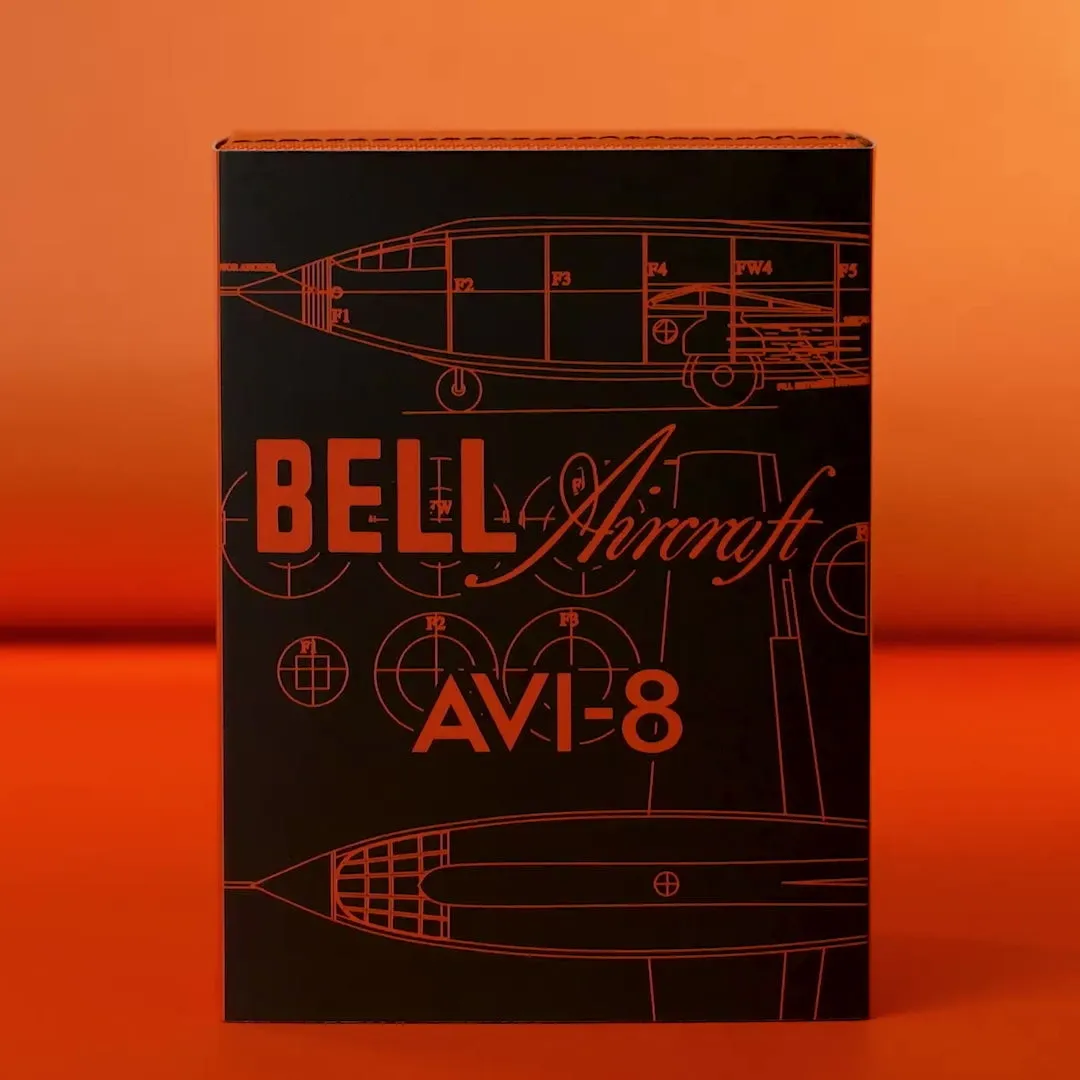 AVI-8 Bell X-1 Machbuster Chronograph Aviation Blue AV411801 detay görseli 1