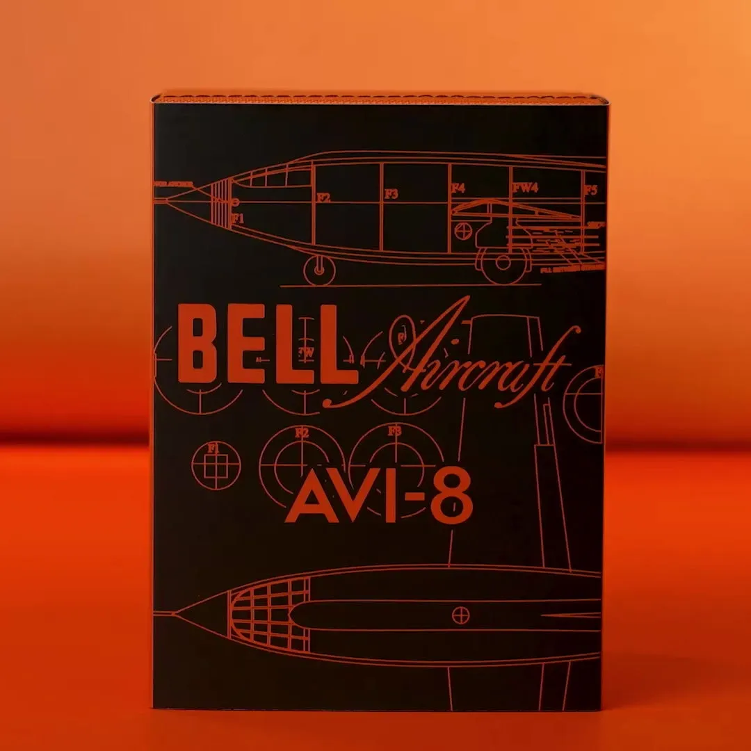 AVI-8 Bell X-1 Machbuster Chronograph Rusty Orange AV411802 detay görseli 1