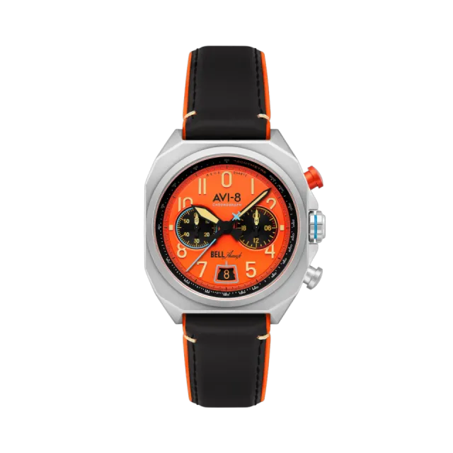 AVI-8 Bell X-1 Machbuster Chronograph Rusty Orange AV411802 Görsel 1