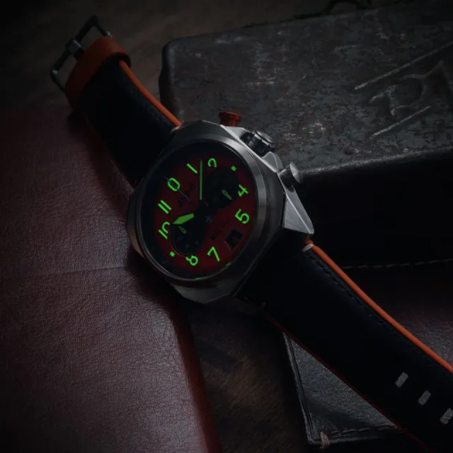 AVI-8 Bell X-1 Machbuster Chronograph Rusty Orange AV411802 Görsel 4