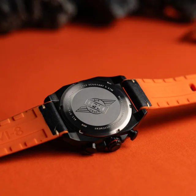 AVI-8 Bell X-1 Machbuster Chronograph Rusty Orange AV411802 Görsel 9