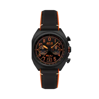AVI-8 Bell X-1 Machbuster Chronograph Super Sonic Black AV411804