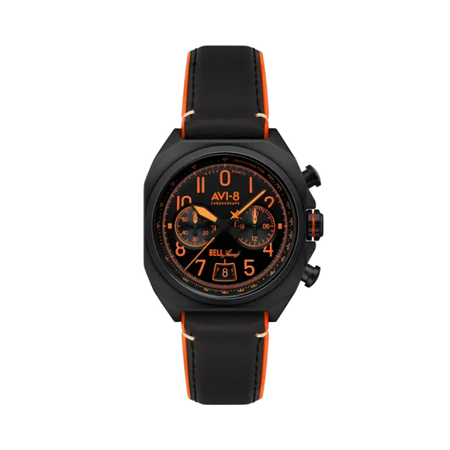 AVI-8 Bell X-1 Machbuster Chronograph Super Sonic Black AV411804 Görsel 1