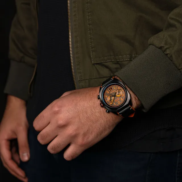 AVI-8 Bell X-1 Machbuster Chronograph Super Sonic Black AV411804 Görsel 12