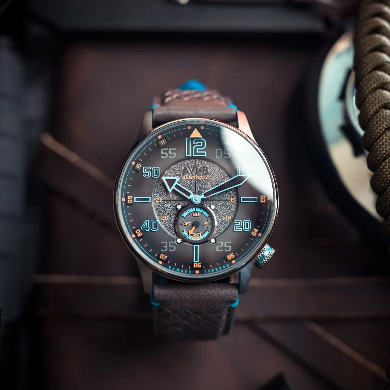AVI-8 Hawker Typhoon Baldwin Automatic Iron Blue AV411903 detay görseli 4