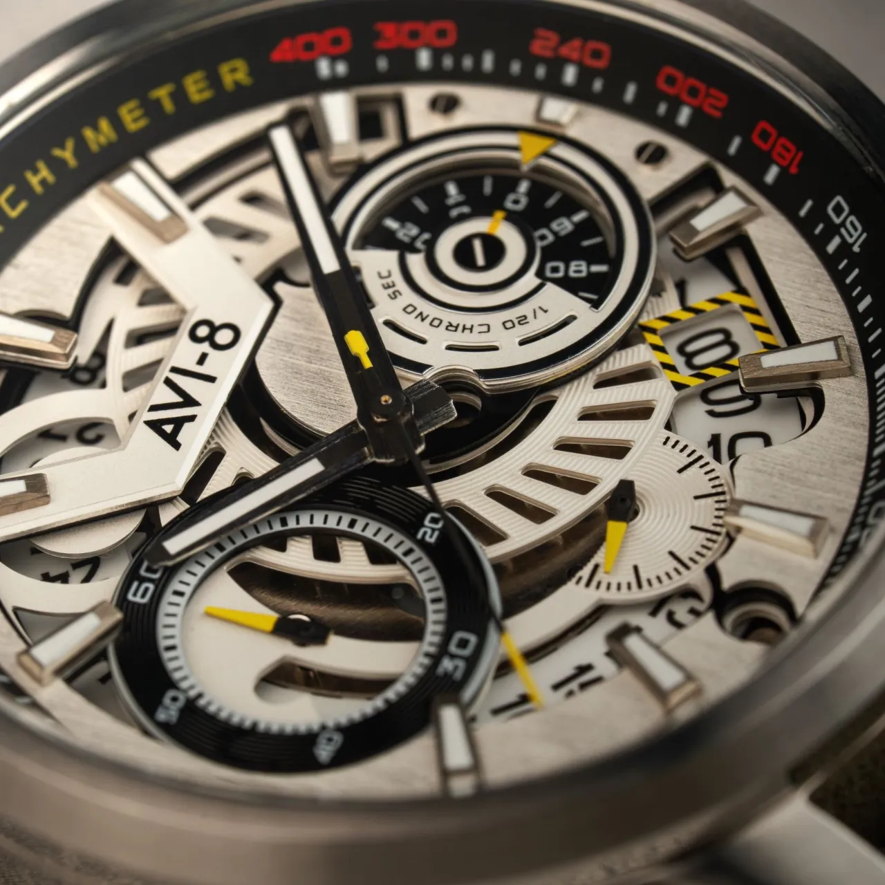 AVI-8 Hawker Harrier Matador Chronograph Storm Grey AV412501 detay görseli 4