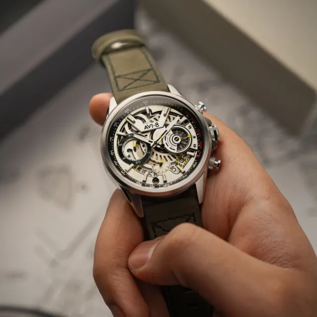 AVI-8 Hawker Harrier Matador Chronograph Storm Grey AV412501 Görsel 7