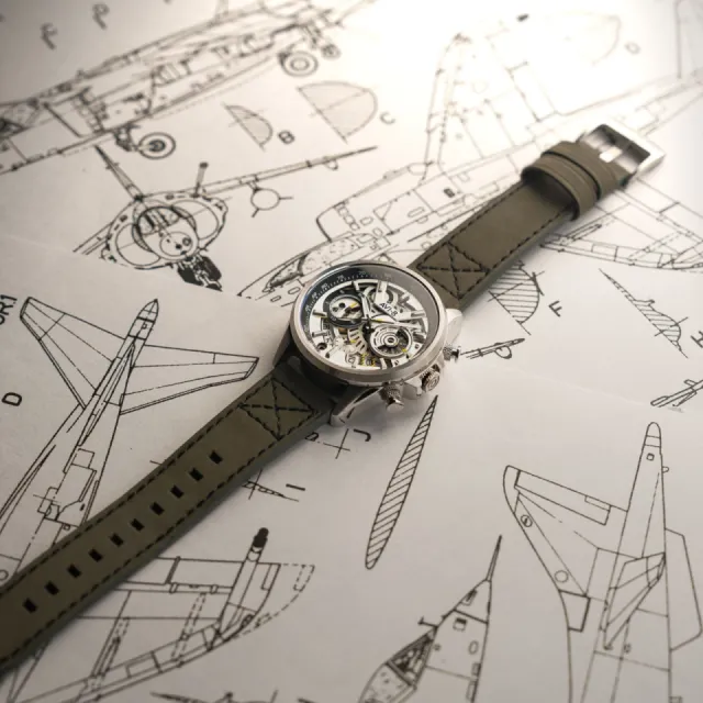 AVI-8 Hawker Harrier Matador Chronograph Storm Grey AV412501 Görsel 9