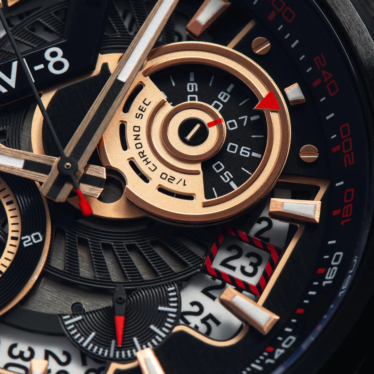 AVI-8 Hawker Harrier Matador Chronograph Black AV412502 detay görseli 4