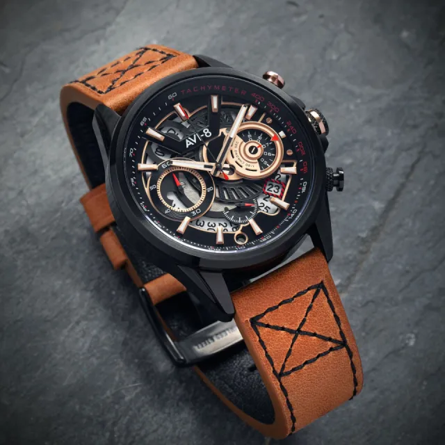 AVI-8 Hawker Harrier Matador Chronograph Black AV412502 Görsel 7