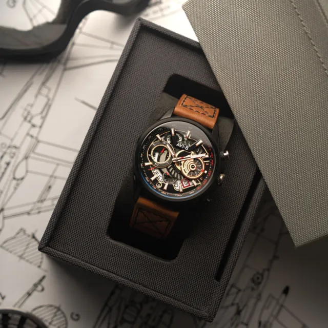 AVI-8 Hawker Harrier Matador Chronograph Black AV412502 Görsel 10