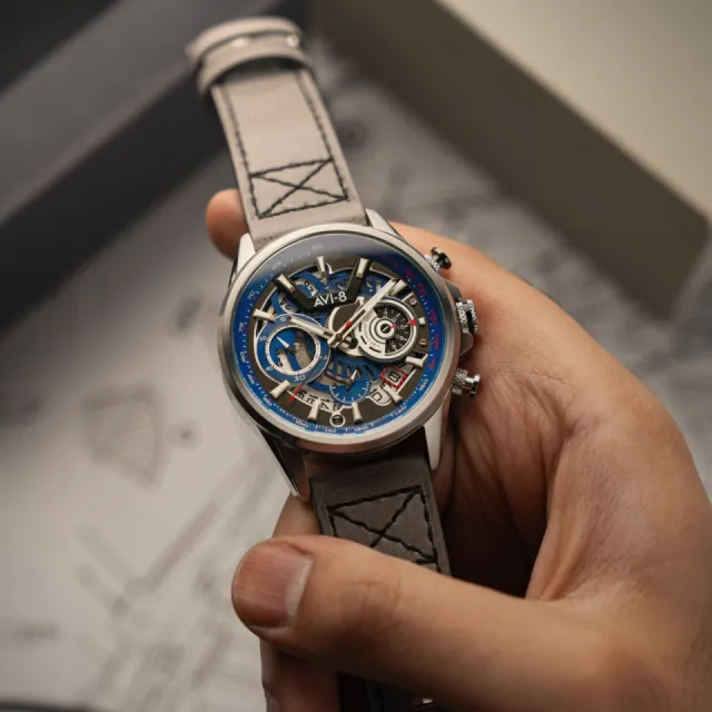 AVI-8 Hawker Harrier Matador Chronograph Slate Blue AV412503 Görsel 7