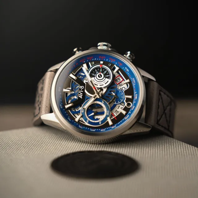 AVI-8 Hawker Harrier Matador Chronograph Slate Blue AV412503 Görsel 8
