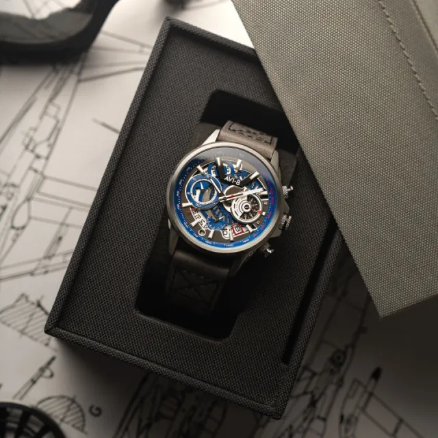 AVI-8 Hawker Harrier Matador Chronograph Slate Blue AV412503 Görsel 11