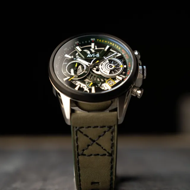 AVI-8 Hawker Harrier Matador Chronograph Viper Green AV412504 Görsel 9