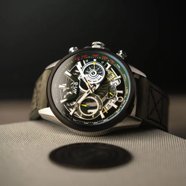 AVI-8 Hawker Harrier Matador Chronograph Viper Green AV412504 Görsel 10