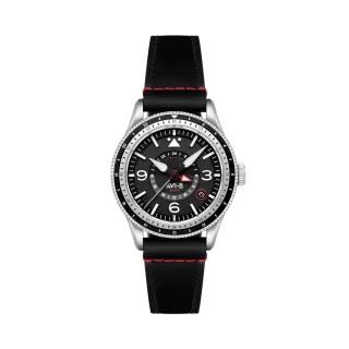 AVI-8 Flyboy Airmaster GMT Automatic Black AV412801